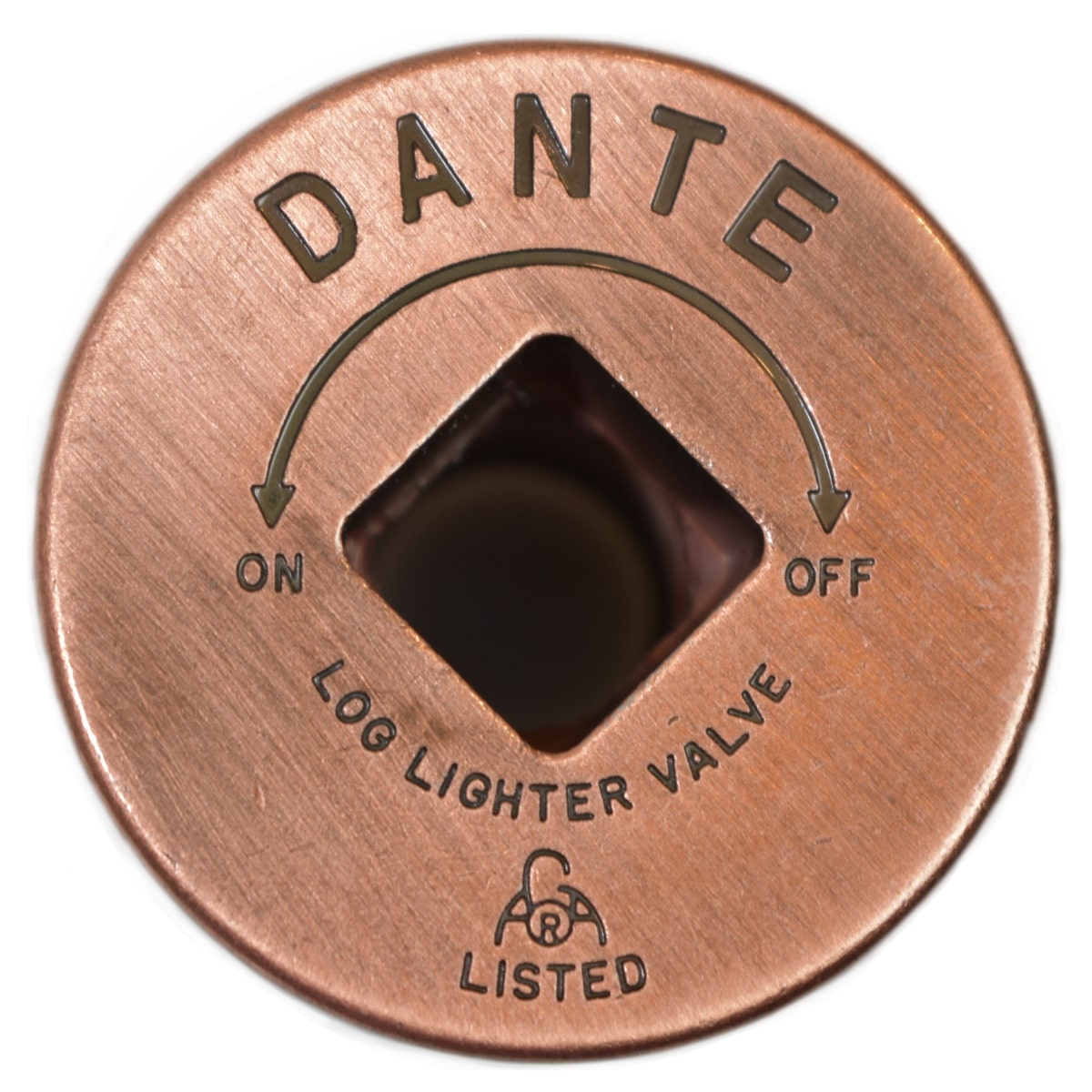 Dante escutcheon antique copper front