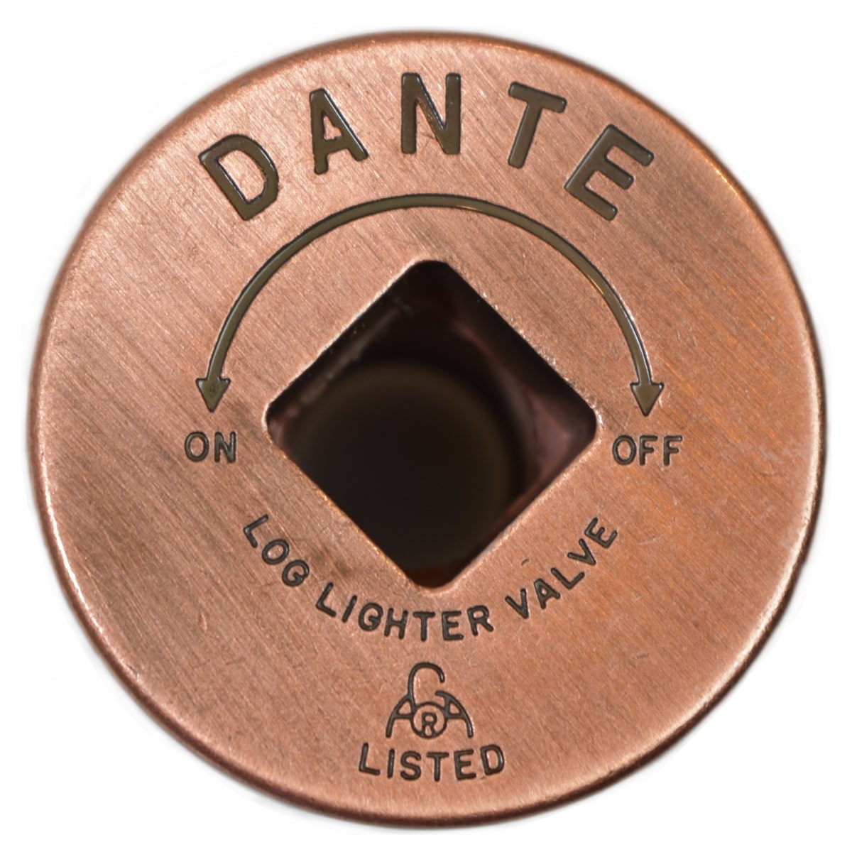Antique Copper Escutcheon Dante escutcheon antique copper front