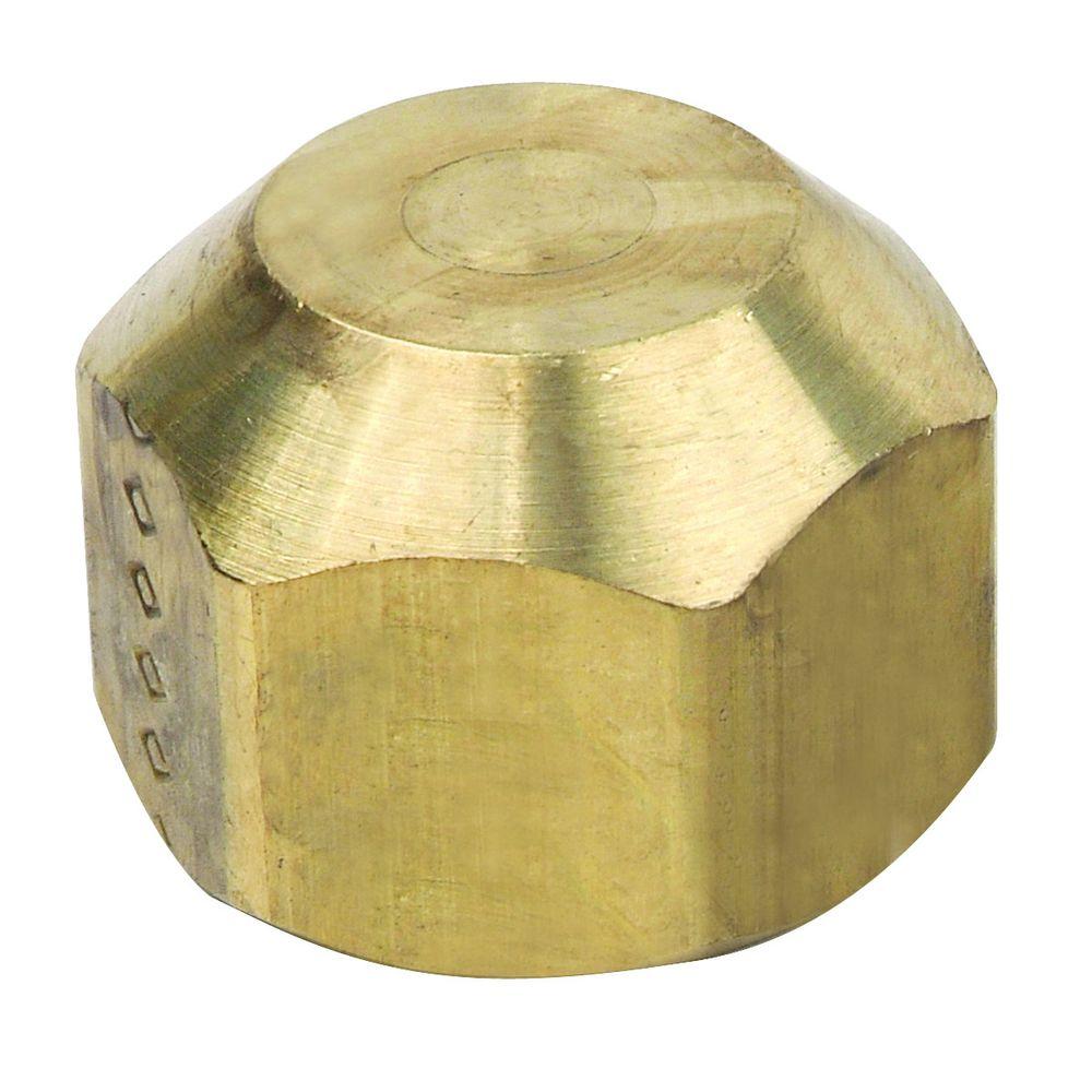 BrassCraft 5 8 in O D 15 16 16 Thread Flare Cap brasscraft gas fittings connectors m40 10 p 64 1000