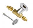 Fireplace Gas Valve Key Luxury 1 2inch Straight Quarter Turn Shut F Valve Kit for Ng Lp Gas Fire Pits with Chrome Flange Key Valve with 3 8"flare Adapters