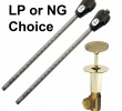 Fireplace Gas Valve Key New Log Lighter Kit with Right Angle Globe Gas Valve with Key