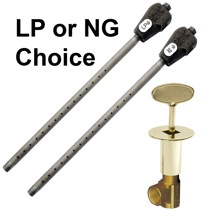 Fireplace Gas Valve Key New Log Lighter Kit with Right Angle Globe Gas Valve with Key