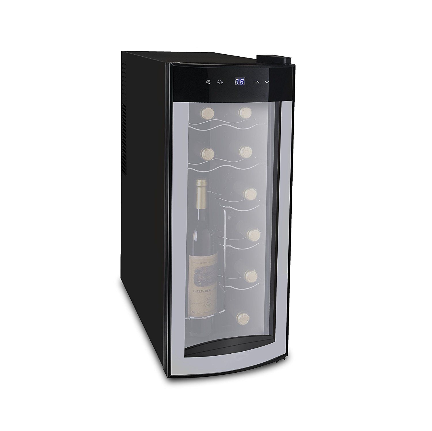 Fireplace Glass Doors Amazon Luxury Amazon Igloo 12 Bottle Wine Cooler with Curved Glass