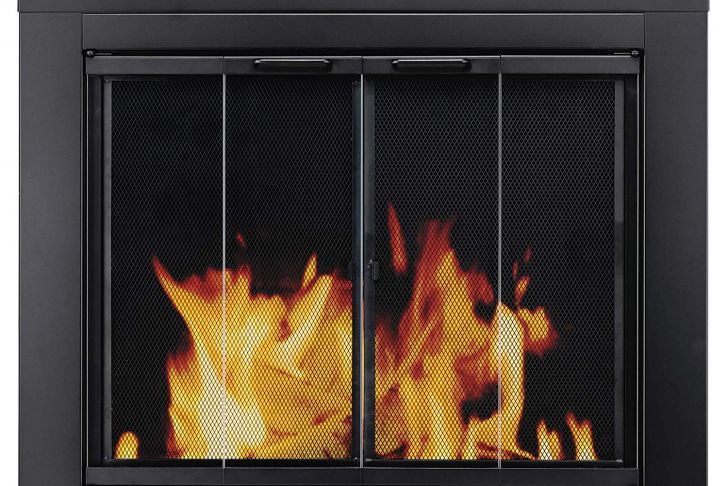 Fireplace Glass Doors Amazon New Pleasant Hearth at 1000 ascot Fireplace Glass Door Black Small