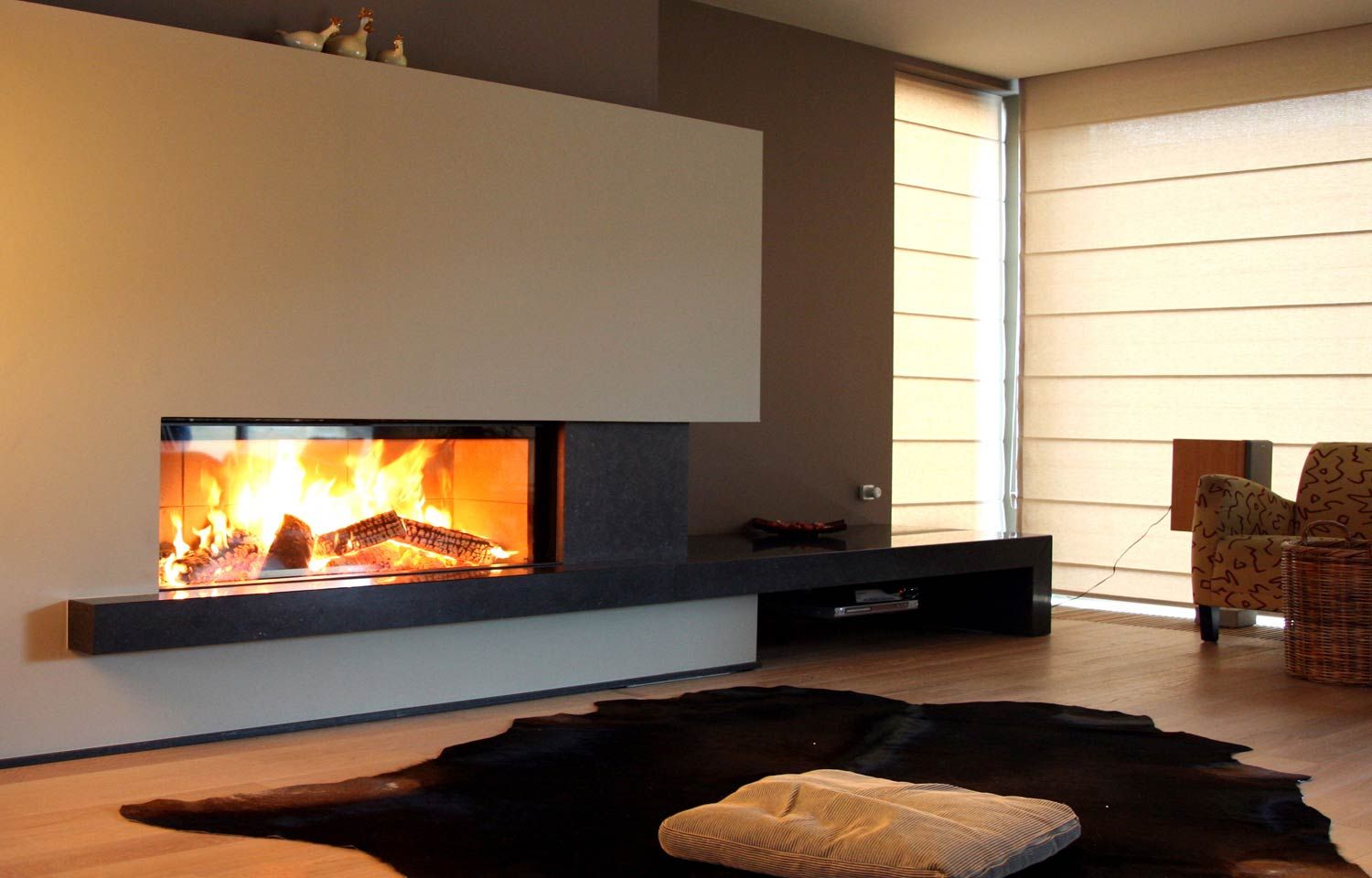 Fireplace H Burner Unique Luna Gold 1300 H 1 Recuperadores De Calor