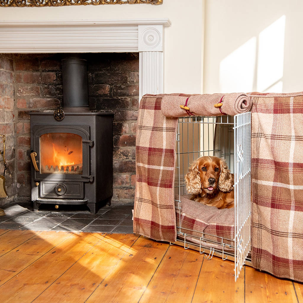 Fireplace Hearth Cushions Inspirational Tweed Dog Crate Cover Crate Cushion and Crate