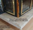 Fireplace Hearth Extension Elegant Flooring In Front Fireplace