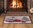 Fireplace Hearth Mat Awesome Herald the Season with Our Holiday Farmer S Market Wool Rug