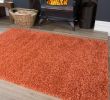 Fireplace Hearth Mat Beautiful soft Warm Plain Coral Pink Shaggy Rugs Small Fluffy