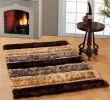 Fireplace Hearth Mat Best Of My House Brown Nylon Carpet Contemporary 2x5 Ft