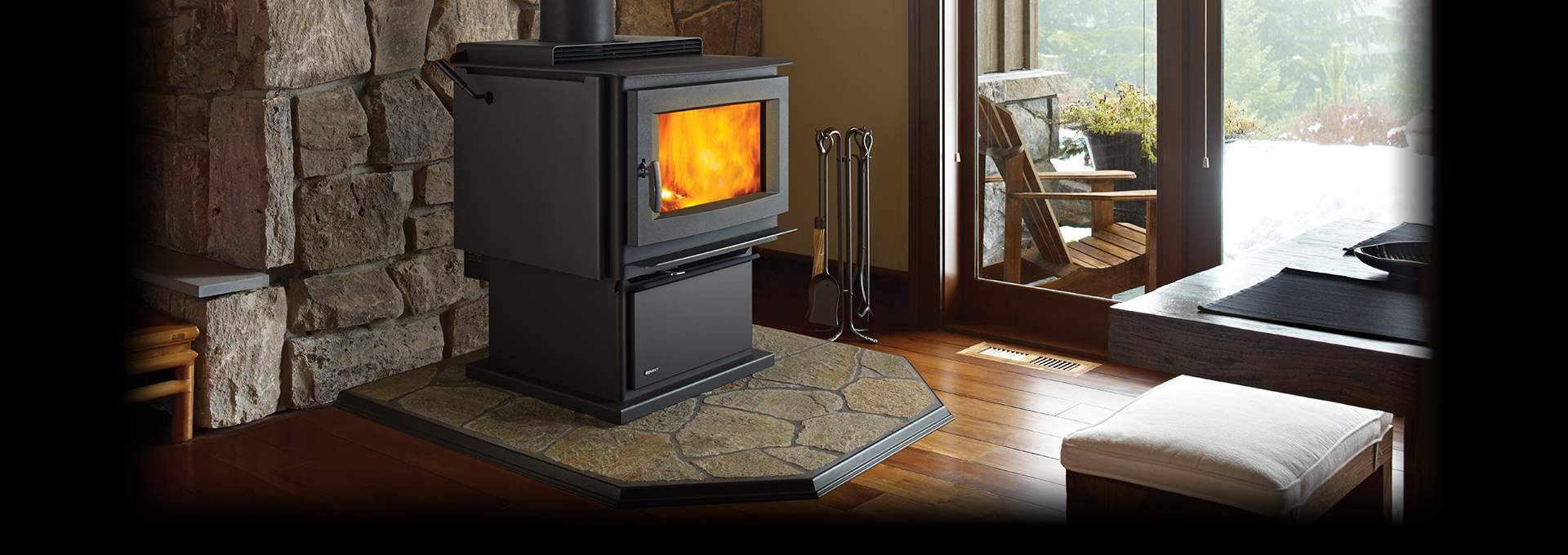 hardwood floor fireplace transition of wood burning stoves regency fireplace products inside regency pro series feature video