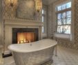 Fireplace Hot Tub Lovely Beach House Shingle Style Master Bathroom with soaking Tub