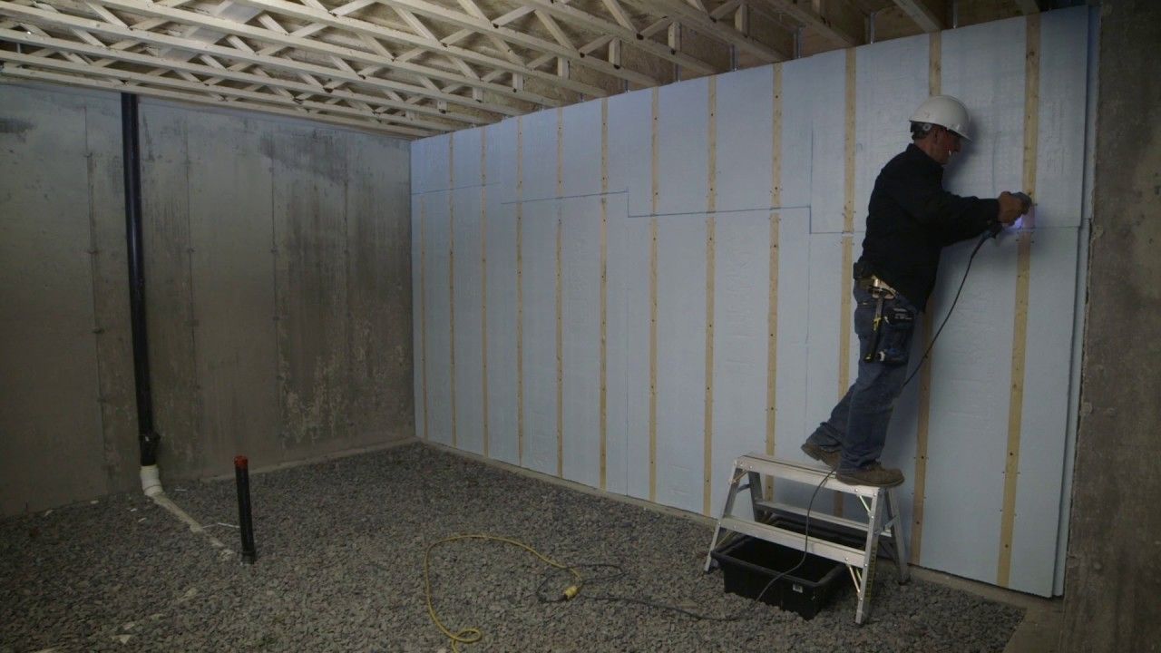 Fireplace Insert Insulation Unique Insulating Basement Walls with Foam Board Insulating