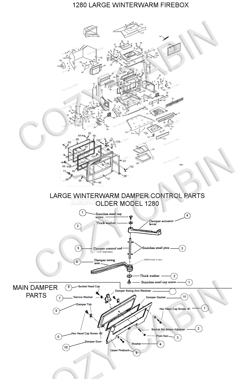 Fireplace Insert Replacement Parts Fresh Winterwarm Firebox 1280 the Cozy Cabin Stove