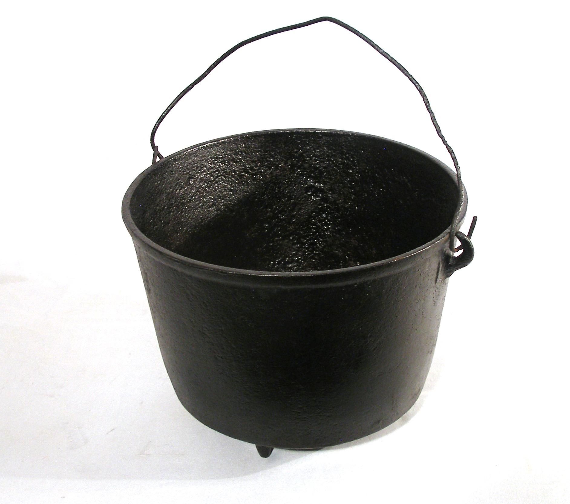 Antique 2 Gal 8 Cast Iron Cowboy Camp Fire Camping Kettle 1c0d819ad9c afe70a1268d072