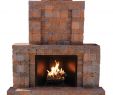 Fireplace Kit Beautiful Pavestone Rumblestone 84 In X 38 5 In X 94 5 In Outdoor