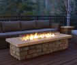 Fireplace Kit Unique Sedona Rectangle Lp Gas Fire Table W Natural Gas Conversion