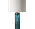 Fireplace Lamp Unique Uttermost Almanzora Blue Glass Lamp