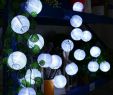 Fireplace Lanterns Elegant 4 8m 20 Led solar String Lights Lantern Ball Outdoor
