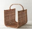 Fireplace Log Basket Inspirational Wicker Firewood Basket In House Home Storage Accents at