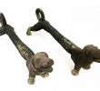 Fireplace Log Basket Lovely Pair Of American Cast Iron Dog Fireplace Log Holders On