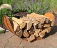 Fireplace Log Holder Inspirational Sunnydaze Decor 3 Foot Rustic Outdoor Firewood Log Rack