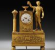 Fireplace Mantel Clock Awesome Figural Gilt Bronze Mantel Clock C1830