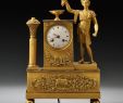 Fireplace Mantel Clock Awesome Figural Gilt Bronze Mantel Clock C1830