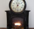 Fireplace Mantel Clock Best Of Vintage Mastercrafters Animated Fireplace Clock 1950s