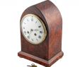 Fireplace Mantel Clock Elegant Amboyna Wood Mantel Clock Bracket Antique Clocks