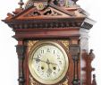 Fireplace Mantel Clock Elegant Gustav Becker ornamental Bracket Clock Antique Clocks Guy