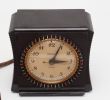 Fireplace Mantel Clock Lovely Art Deco Telechron 8h55 Vintage Selector Electric Bakelite