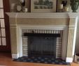 Fireplace Mantels San Diego Awesome Stencil Over Black Tile Just to Jazz Up the Fireplace