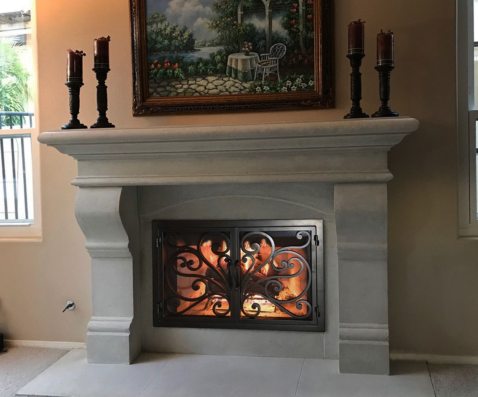 Fireplace Mantels San Diego Fresh Stunning Cast Stone Mantel From Mantel Depot Under $2500
