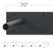 Fireplace Mantels with Hidden Storage Elegant 70" Long X 3" Thick Super Duty Steel Hidden Mantel Hardware for 72 to 81 Inch Mantel Manufactured In Usa