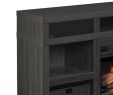 Fireplace Media Cabinet Elegant Fabio Flames Greatlin 64" Tv Stand In Black Walnut