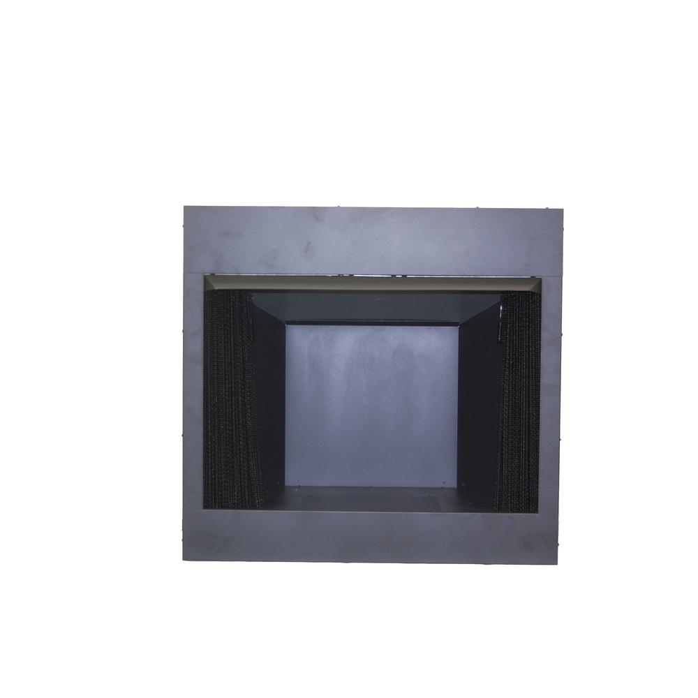 Fireplace Mesh Curtain Lowes Unique 32 In Vent Free Dual Fuel Circulating Firebox Insert with Screen In Black