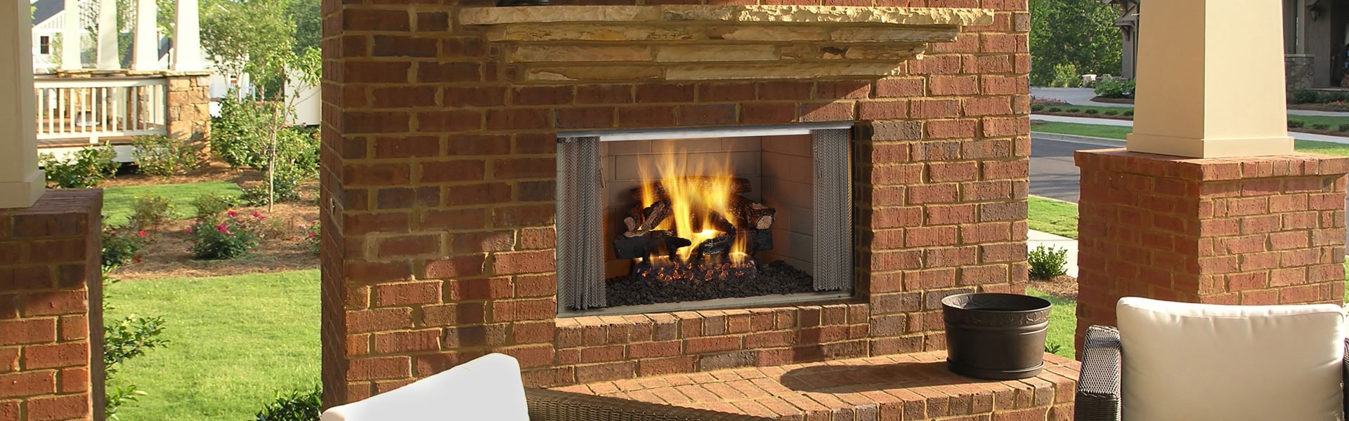 Fireplace Mesh Screen Curtain Luxury Villawood Wood Fireplace