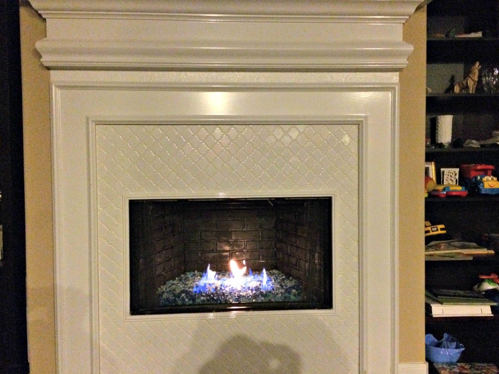 Fireplace Metal Trim New Amazing Fire Glass Fireplace Makeover