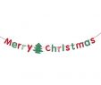 Fireplace ornaments Elegant Bestoyard Merry Christmas Garland Banner Bunting Banners