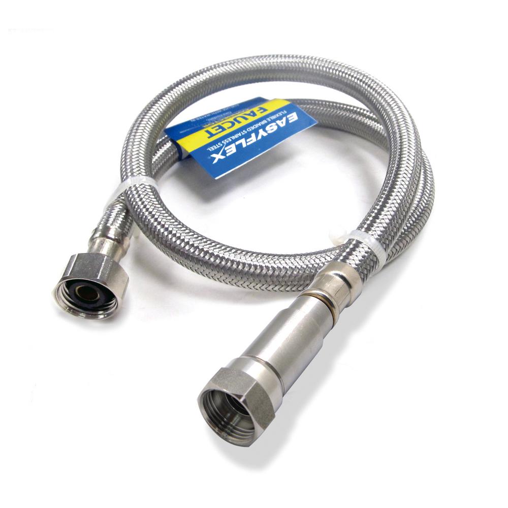 Gas Appliance Connector Supply Lines Shut off Valves silver metallic easyflex supply lines effc38c12f20v 64 1000