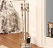 Fireplace Poker Set Inspirational Greenwich Mirrored Traditional Fireside Panion Set