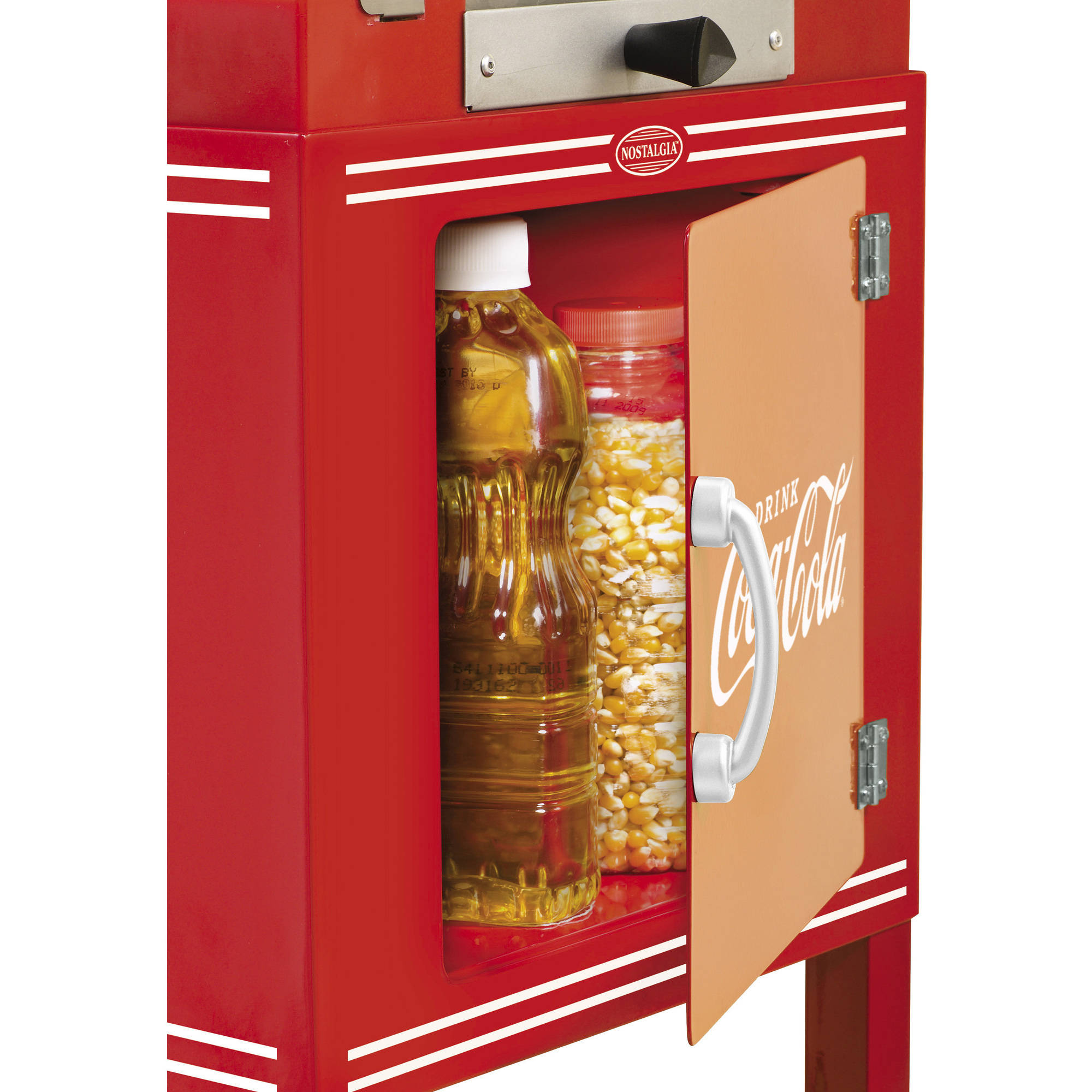 Fireplace Popcorn Popper Awesome Nostalgia Ccp399coke Coca Cola 2 5 Ounce Popcorn Cart 48 Inches Tall