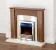Fireplace Protector Luxury Details About Adam Fireplace Suite Walnut & Eclipse Electric Fire Chrome and Downlights 48"