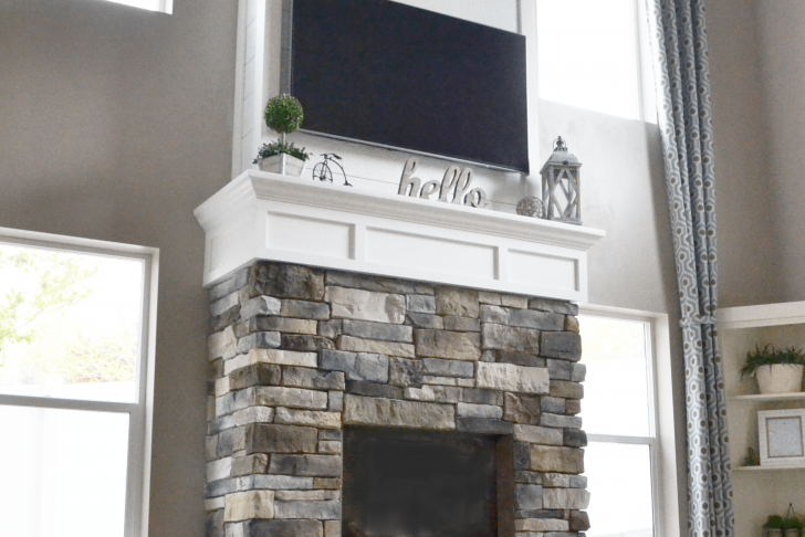 Fireplace Remodel Diy Luxury Diy Fireplace with Stone &amp; Shiplap