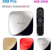 Fireplace Remote Replacement Inspirational X88 Pro android 9 0 Tv Box 4 Gb 32 Gb Rockchip Rk3318 Quad Core 2 4 G 5 G Dual Band Wifi Youtube 4 K Media Player
