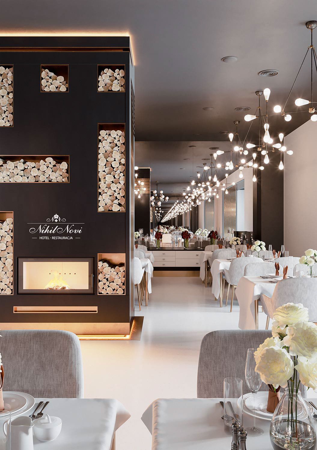 Fireplace Restaurant Best Of Space & Fireplace" Nihil Novi Restaurant On Behance