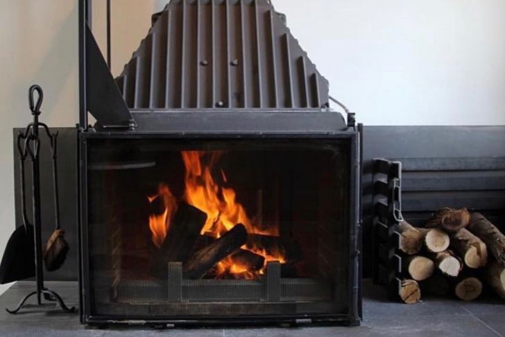 Fireplace Restaurant Unique Cast Iron Heating Machine at Brae Restaurant Victoria