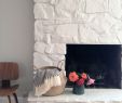 Fireplace Rock Wall Lovely How to Painting the Stone Fireplace White Diy