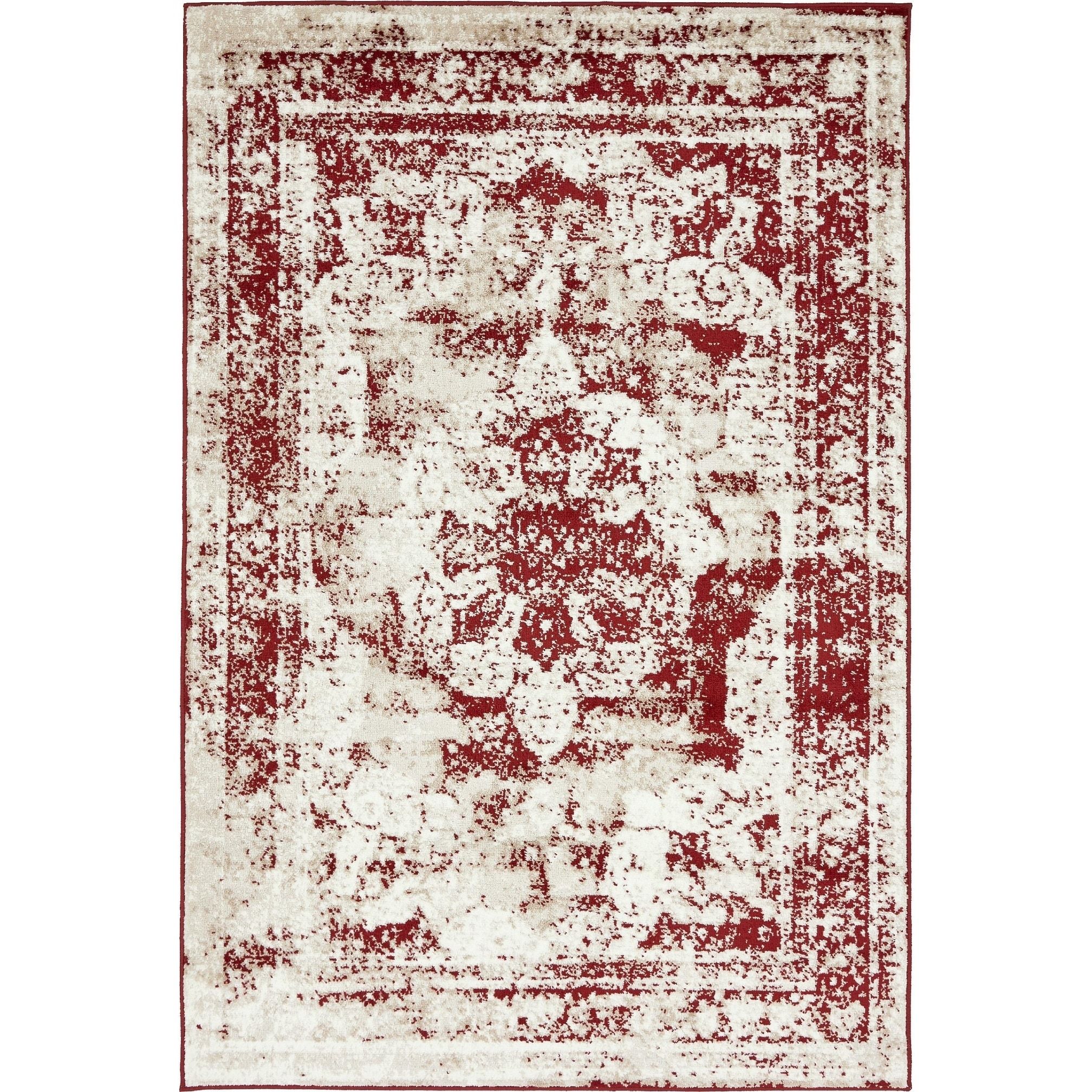 Sofia Beige and Cream Medallion Area Rug 4 x 6 Cream 9ddb beb196c265c71f0947f58b